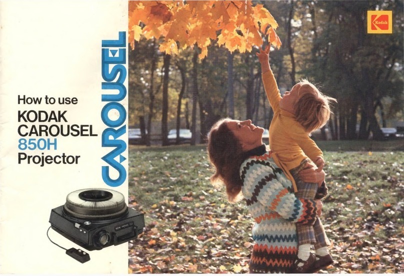 Kodak Carousel 850H Operating instructions
