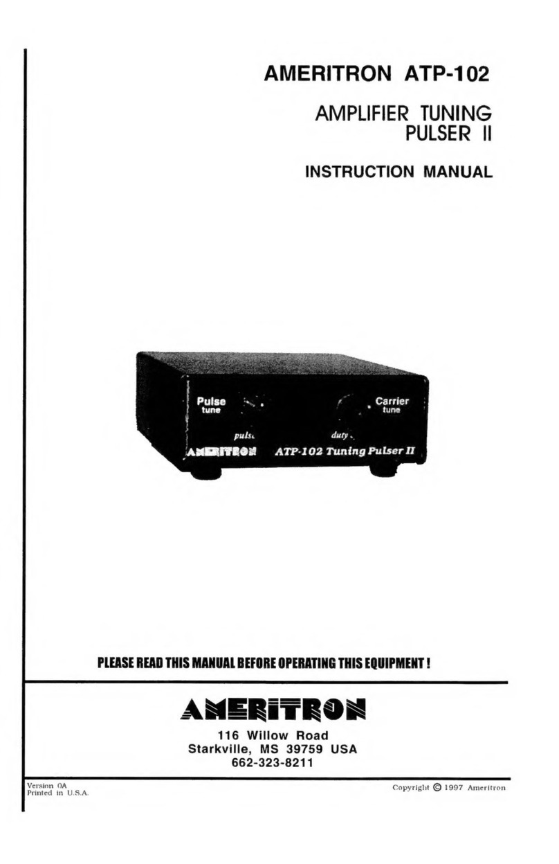 AMERITRON ATP-102 User manual