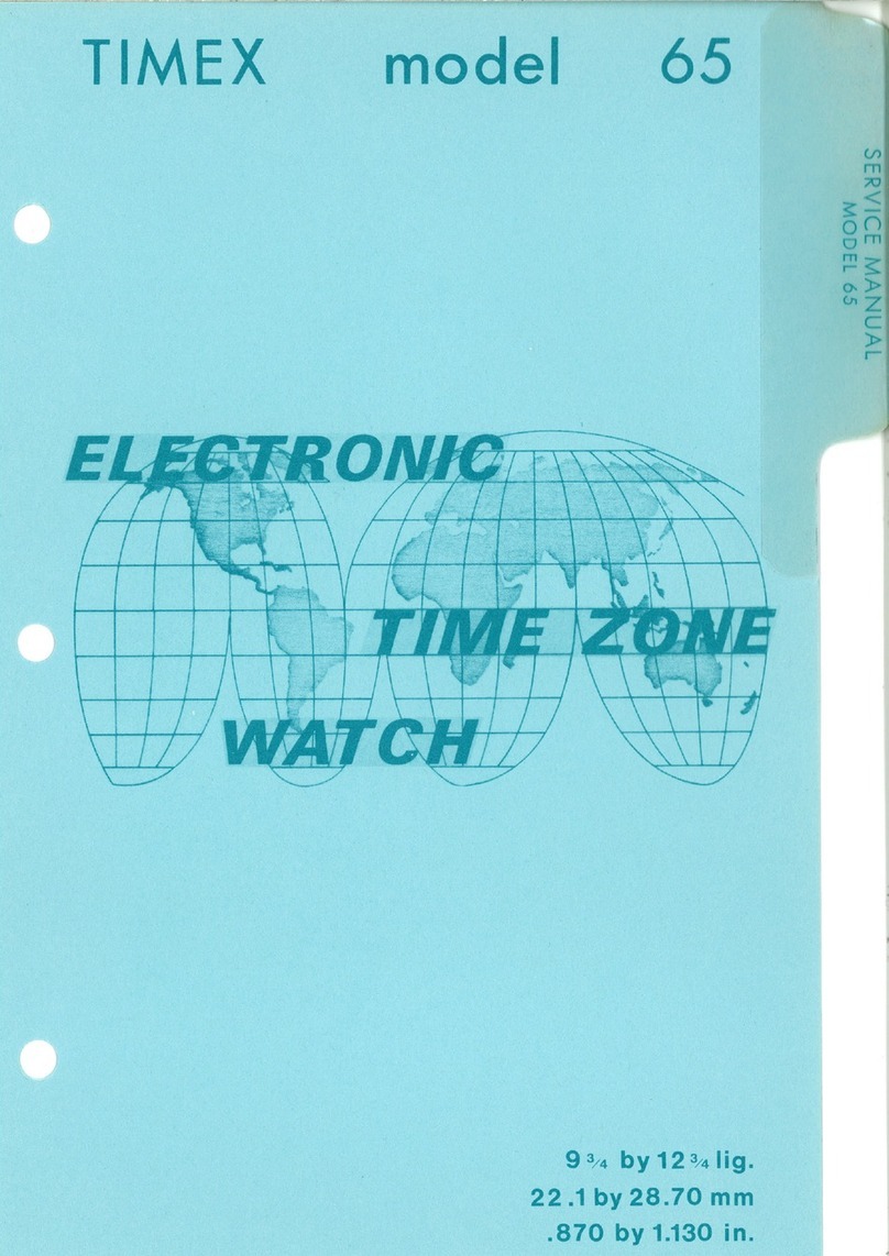 Timex 65 User manual