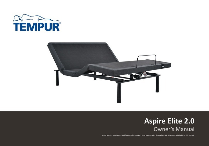 TEMPUR Aspire Elite 2.0 owner's manual