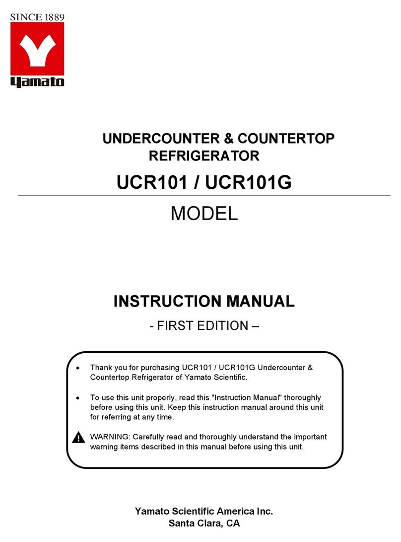 Yamato UCR101 instruction manual