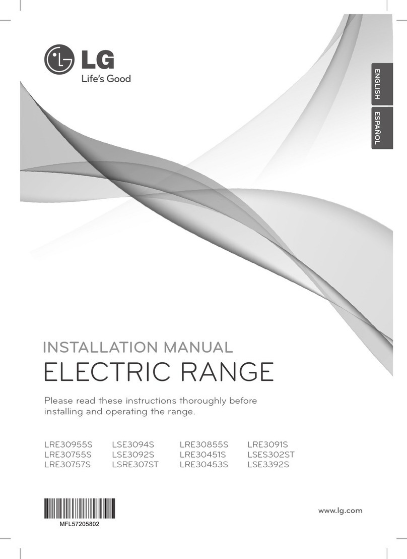 LG LSE3392S User manual