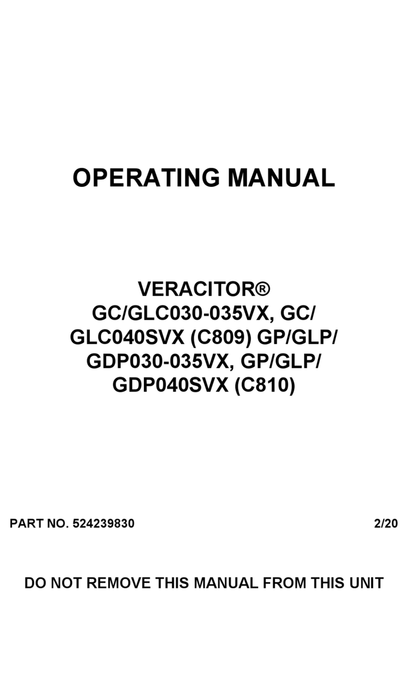Yale VERACITOR GCC030VX User manual
