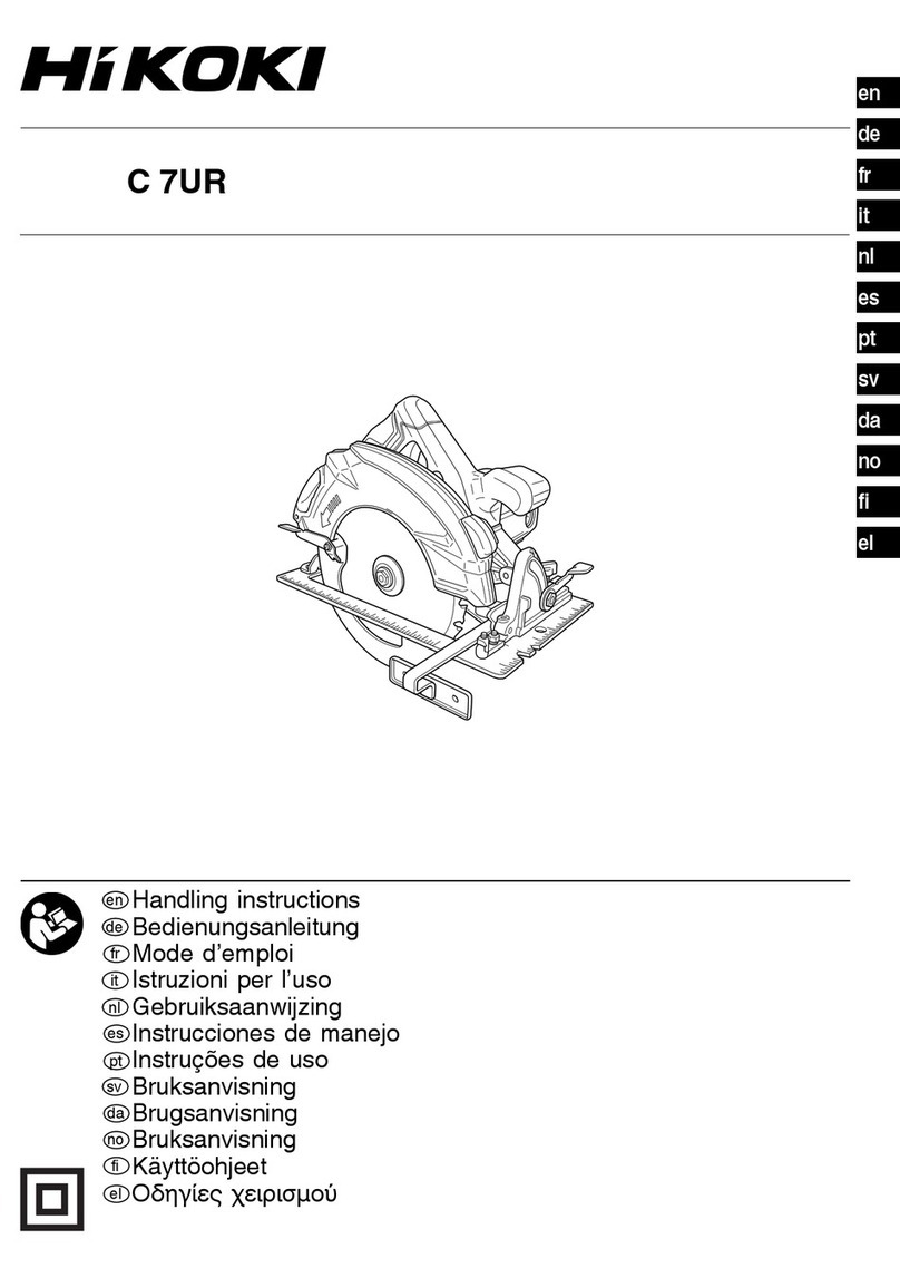 HIKOKI C 7UR User manual