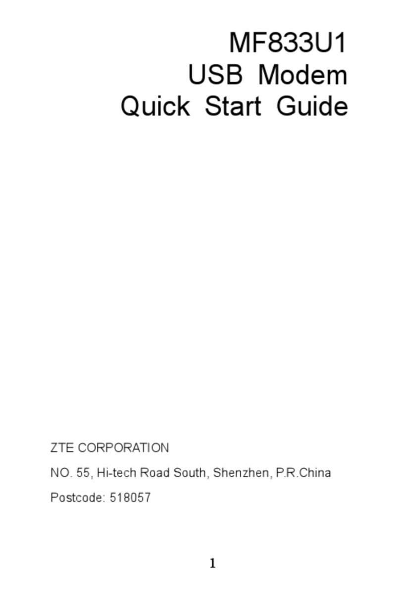 Zte MF833U1 User manual