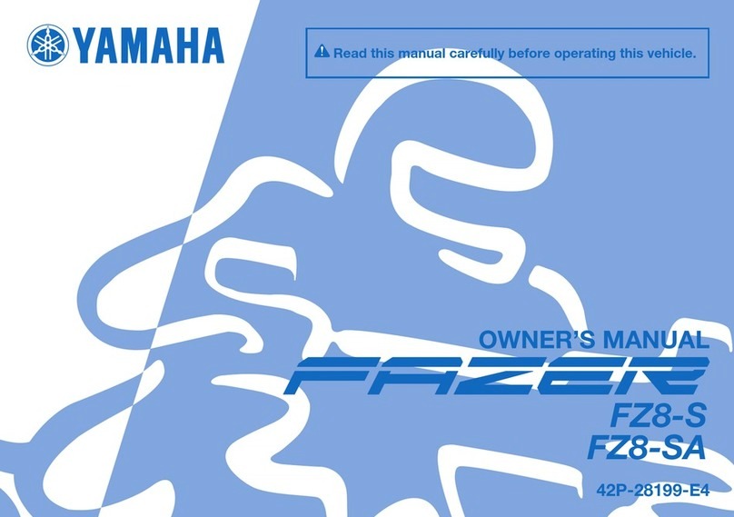 Yamaha Fazer 8 2014 User manual