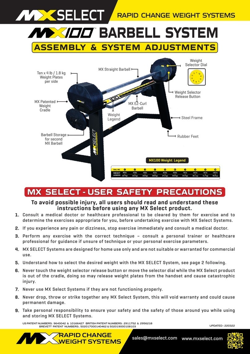 MX-Select MX100 User manual