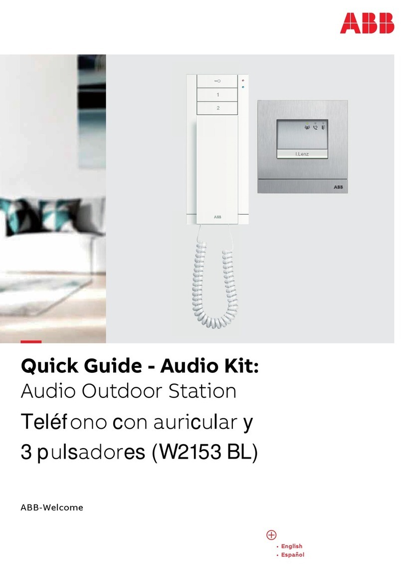 ABB W2153 BL User manual