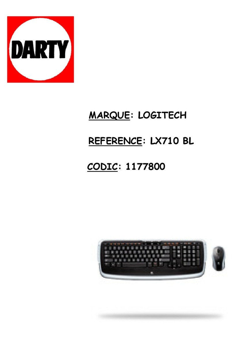 Logitech LX710 BL installation guide