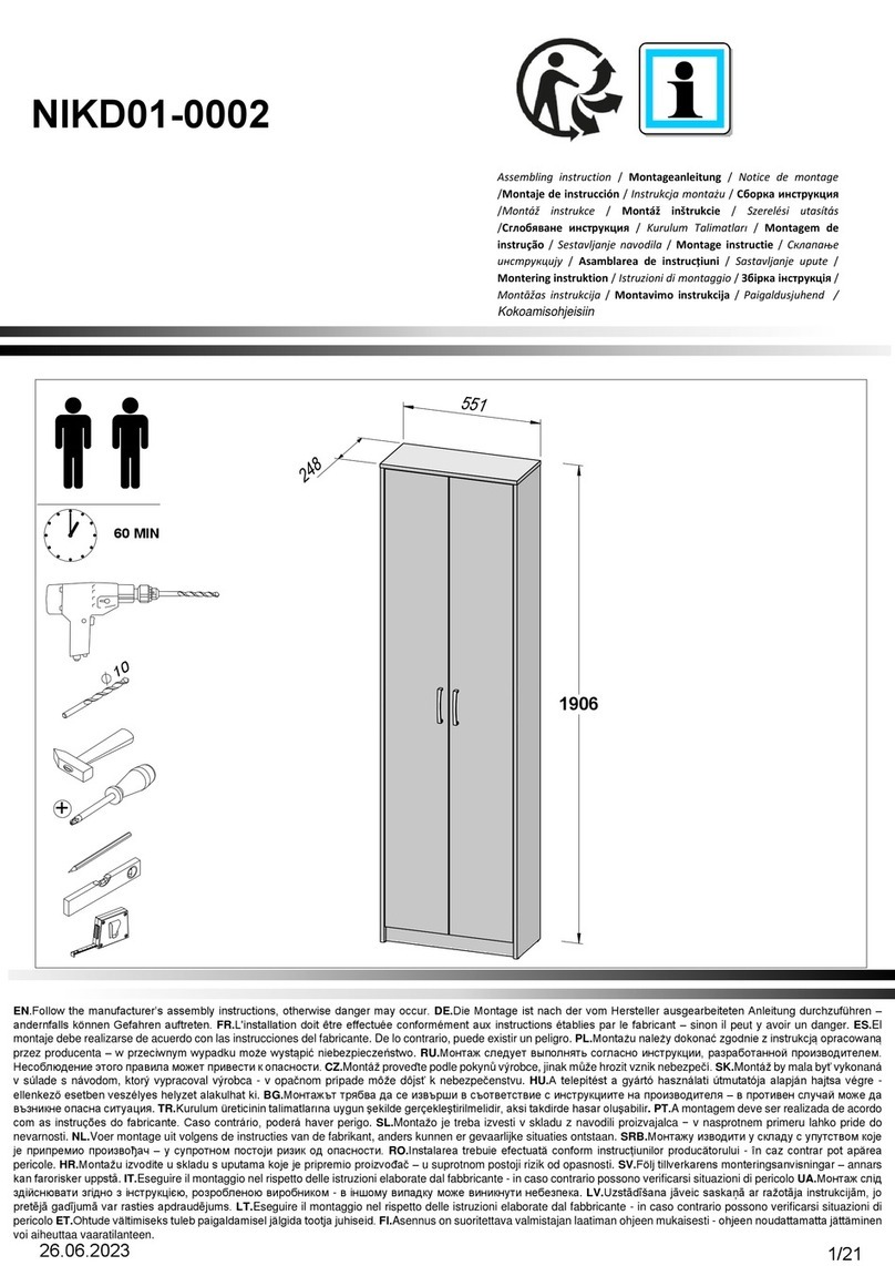 Forte NIKD01-0002 User manual