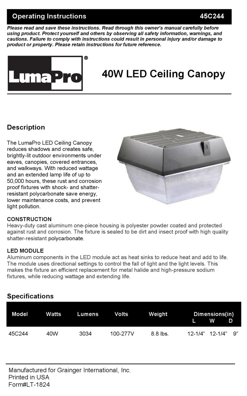 LumaPro 45C244 operating instructions