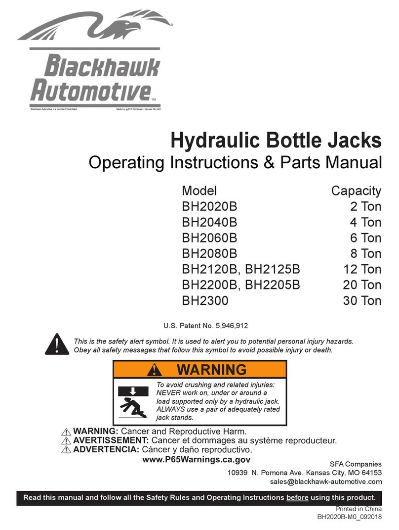Black Hawk Automotive BH2020B Instructions for use