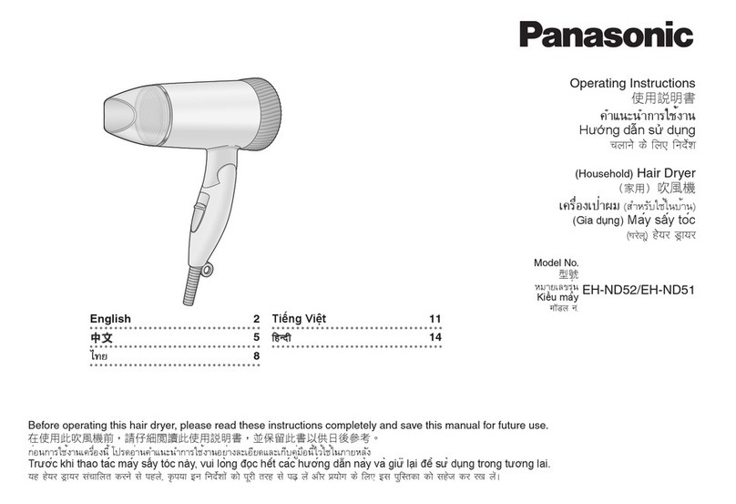 Panasonic EH-ND52 operating instructions