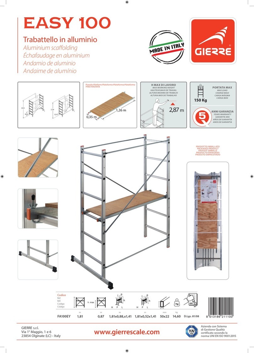 GIERRE FA100EY User manual