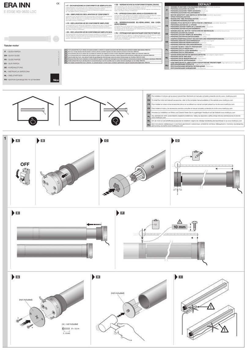 Nice E EDGE XSI 0620 LDC quick guide