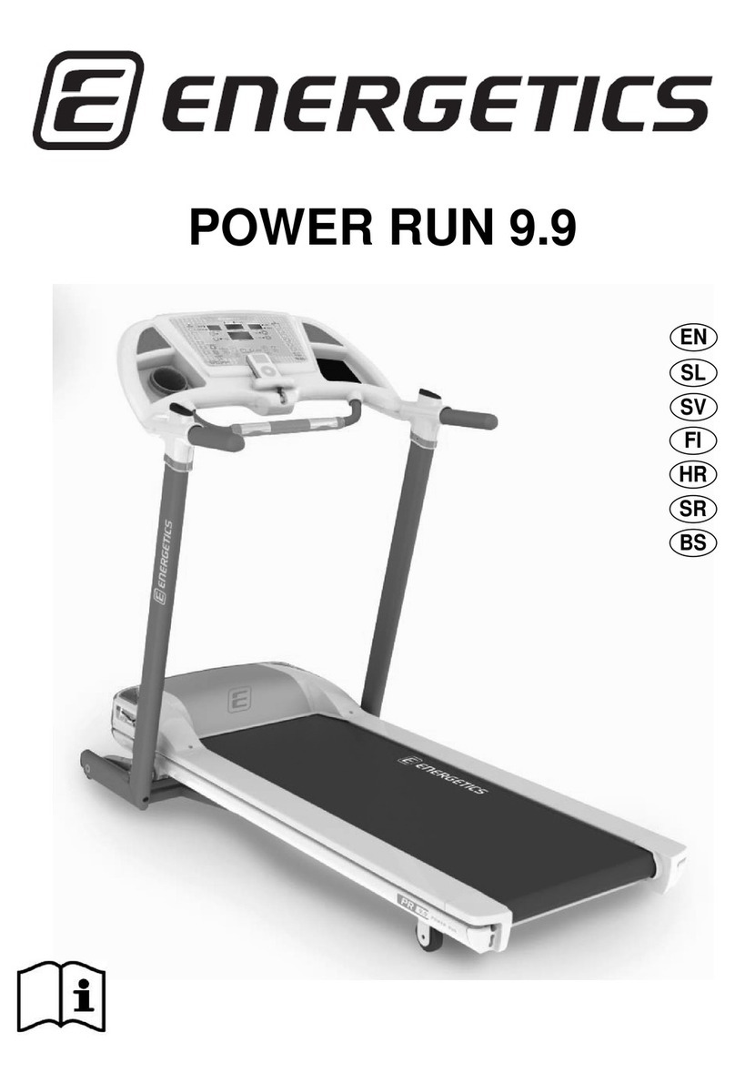 Energetics POWER RUN 9.9 manual