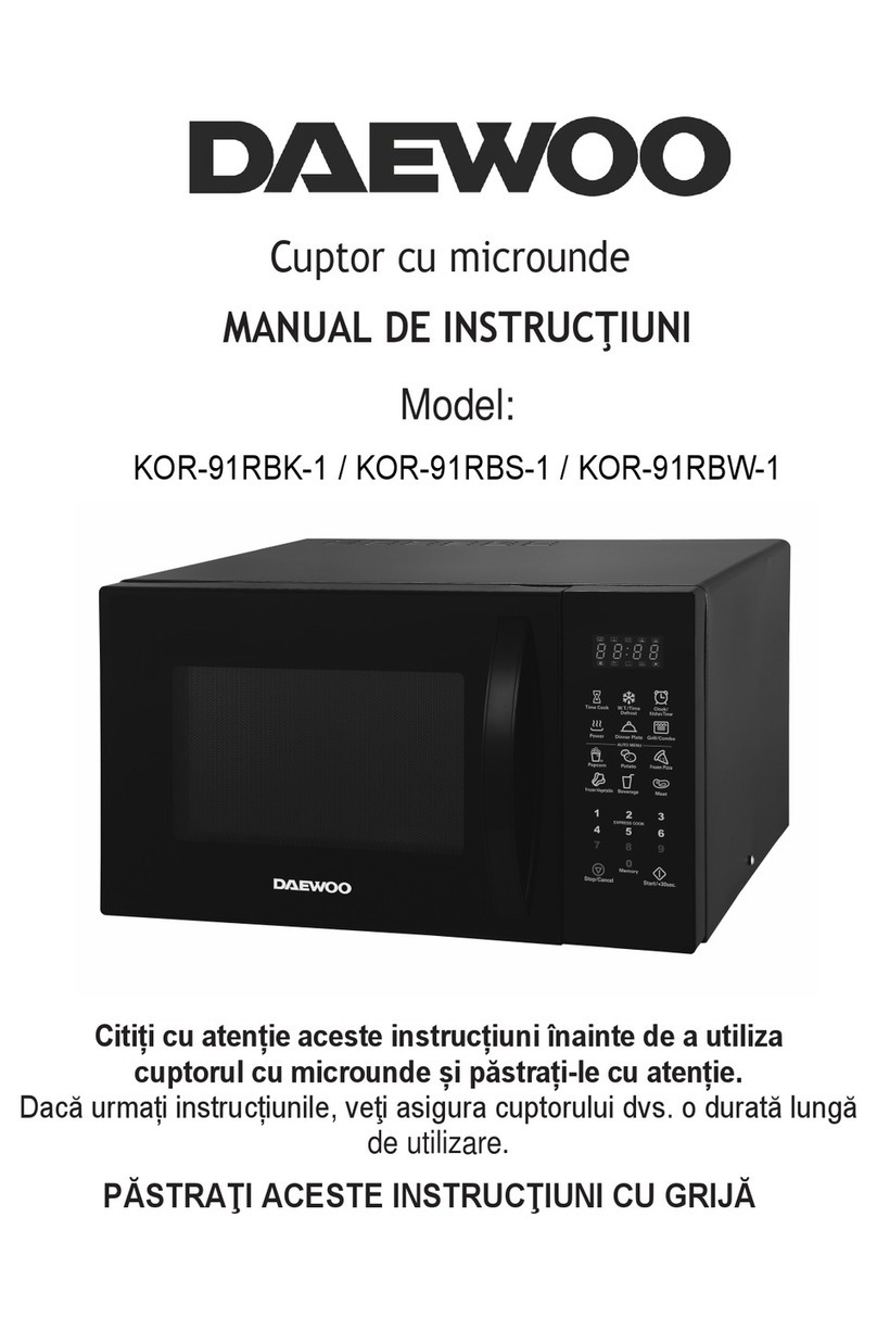 Daewoo KOR-91RBK-1 User manual
