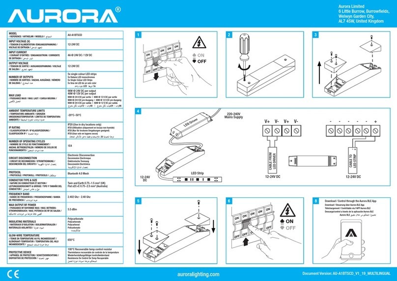 Aurora AU-A1BTSCD User manual