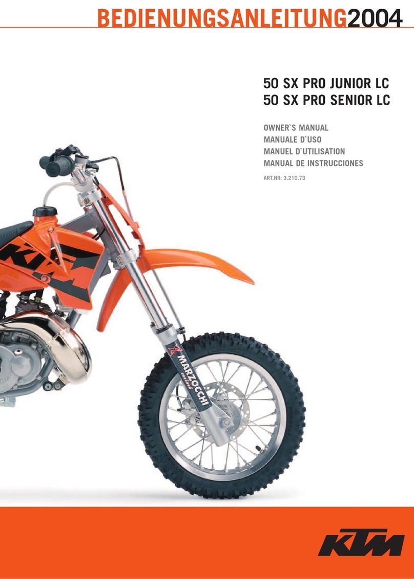 KTM 50 SX PRO JUNIOR LC 2004 User manual