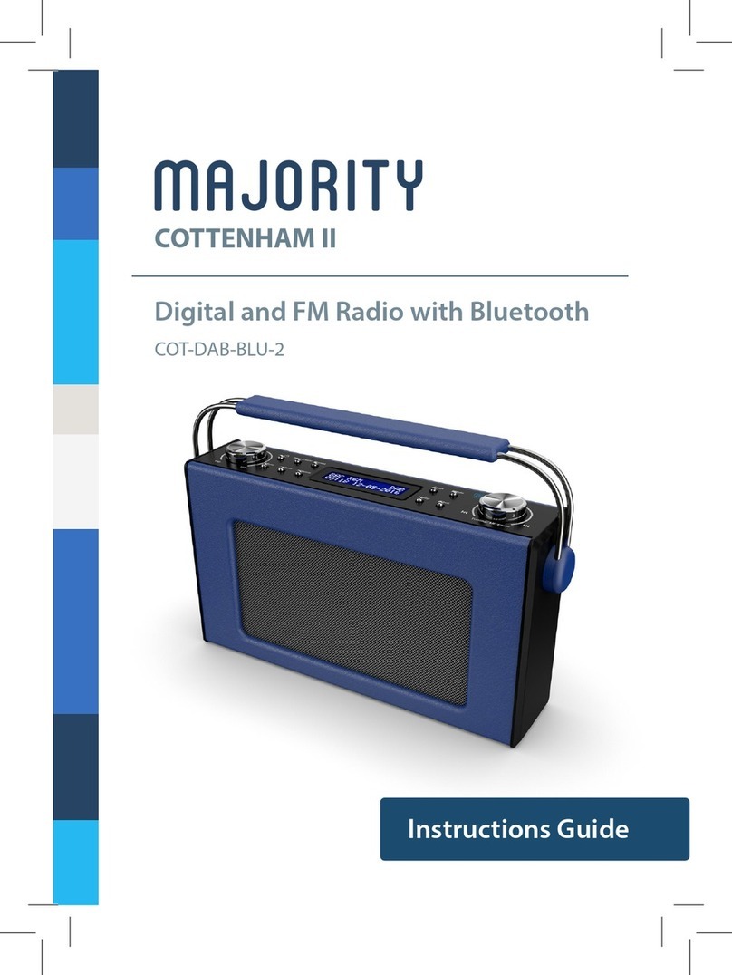 MAJORITY COT-DAB-BLU-2 Manual