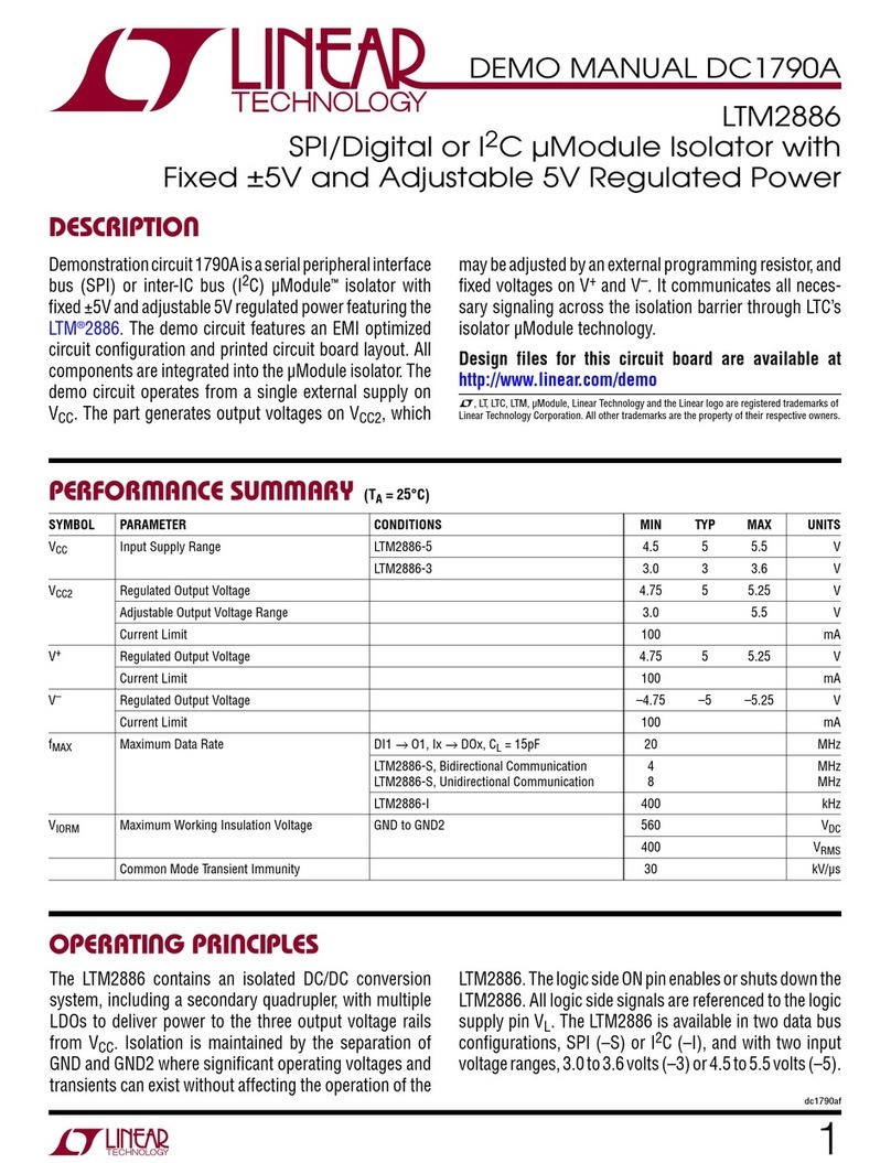Linear Technology LTM2886 Demo Manual