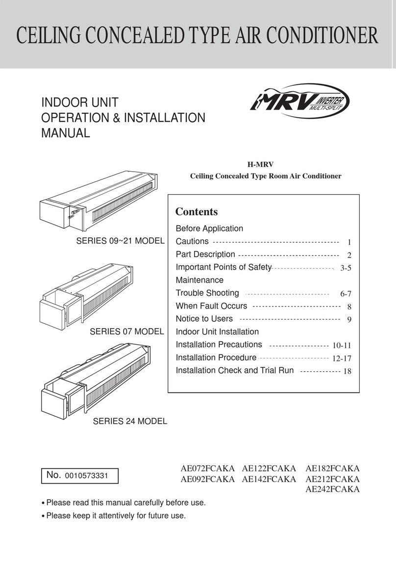 Haier MRV 09 Series User manual