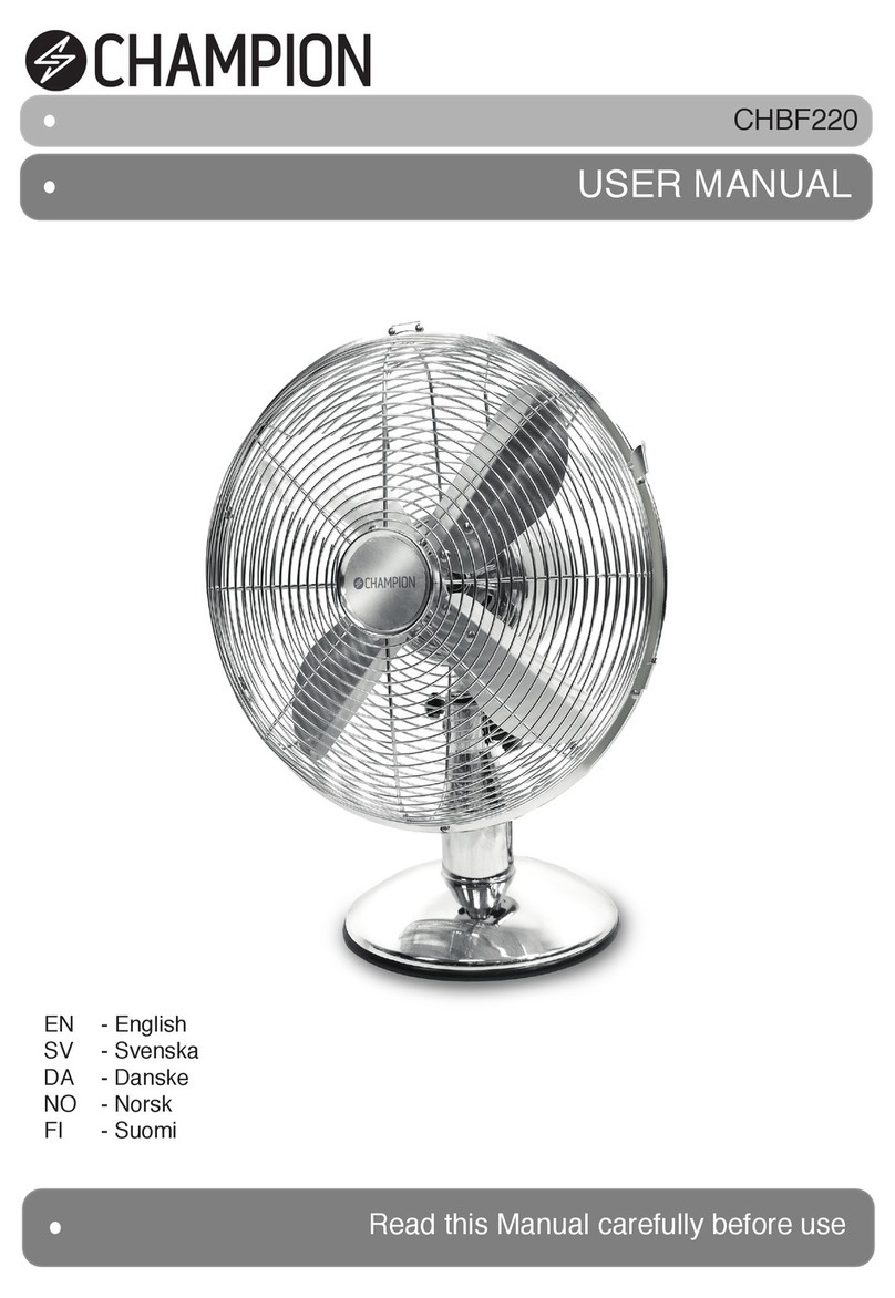 Champion CHBF220 user manual