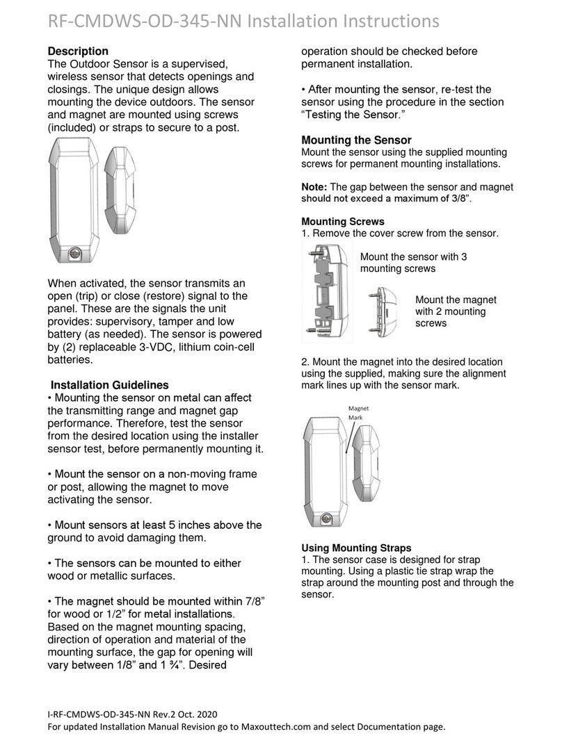 Maxouttech RF-CMDWS-OD-345-NN installation instructions