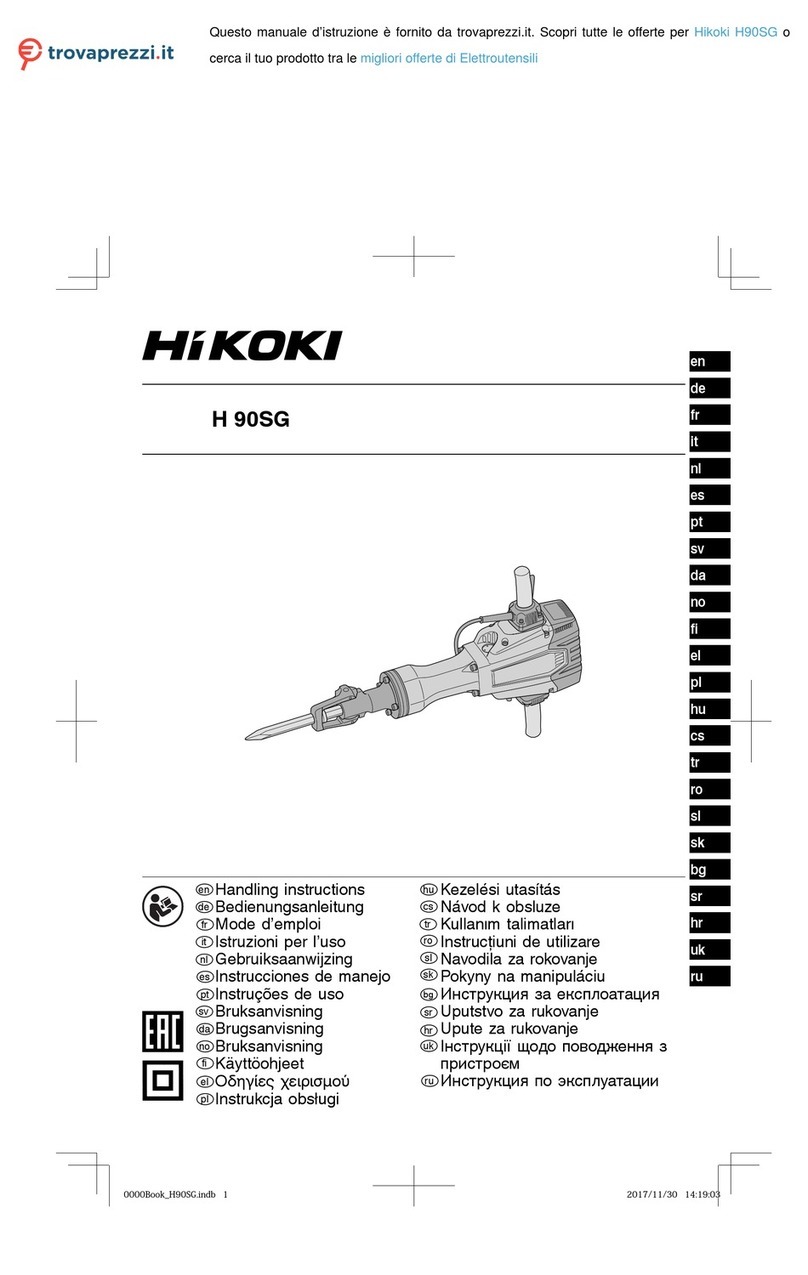 HIKOKI H 90SG User manual