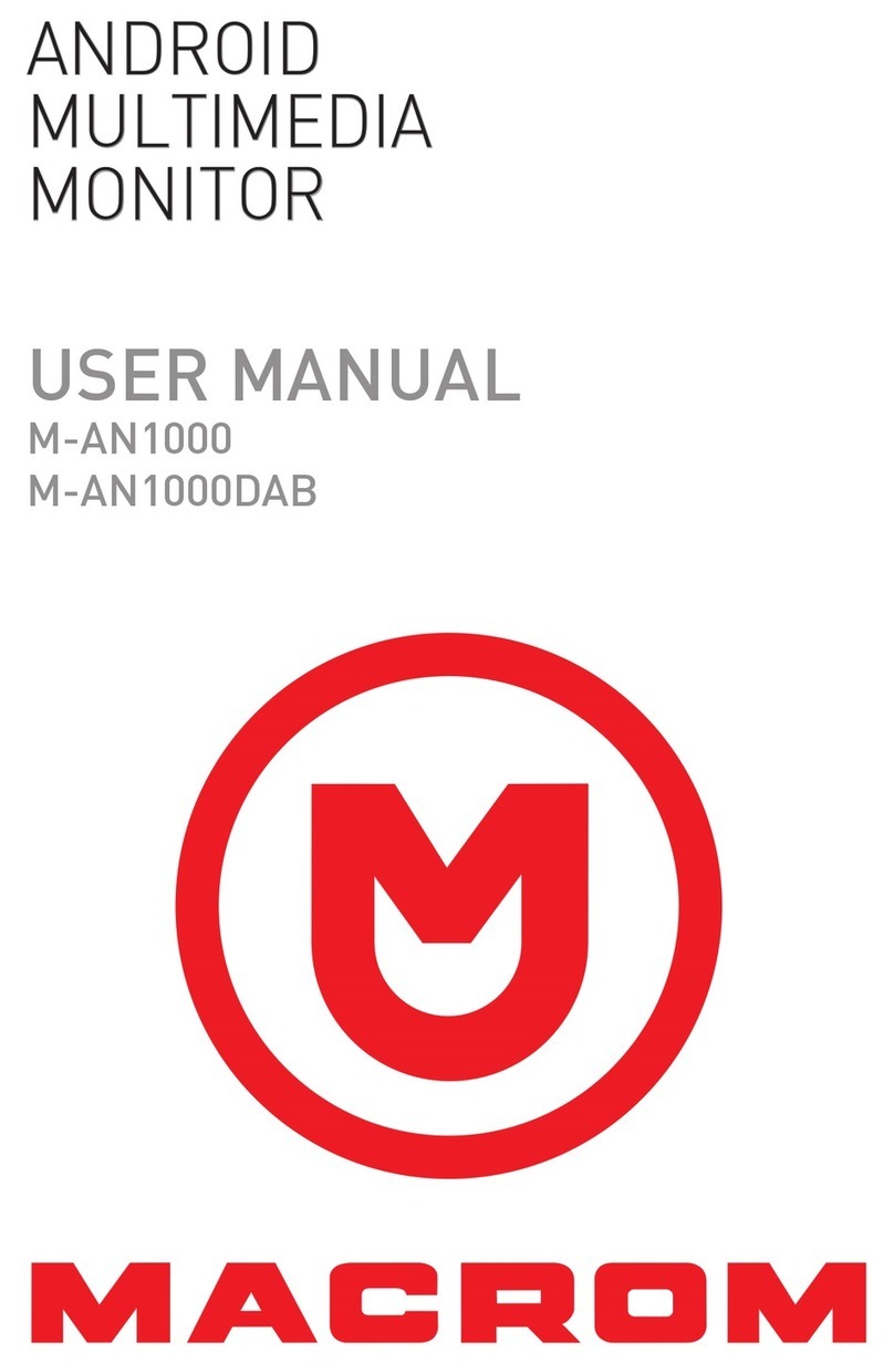 Macrom M-AN1000DAB User manual Macrom M-AN1000DAB User manual
