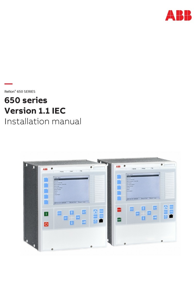 ABB Relion 650 1.1 IEC installation manual
