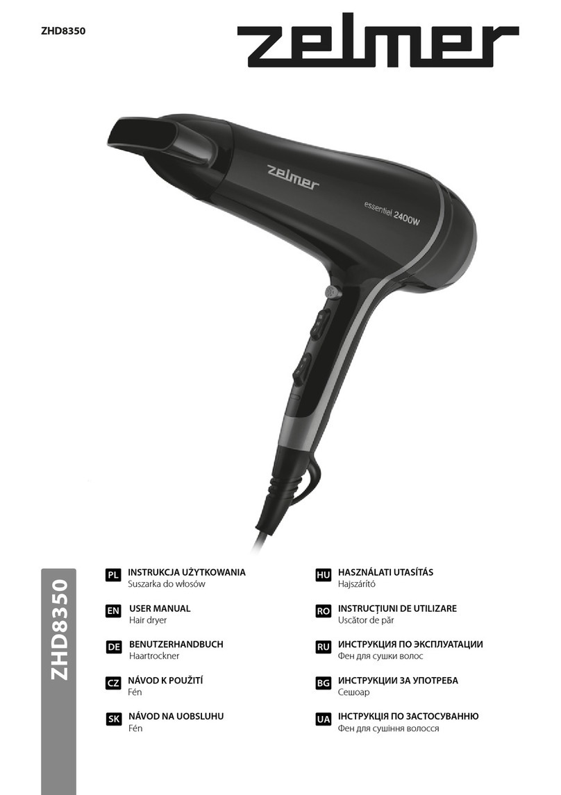 Zelmer ZHD8350 user manual