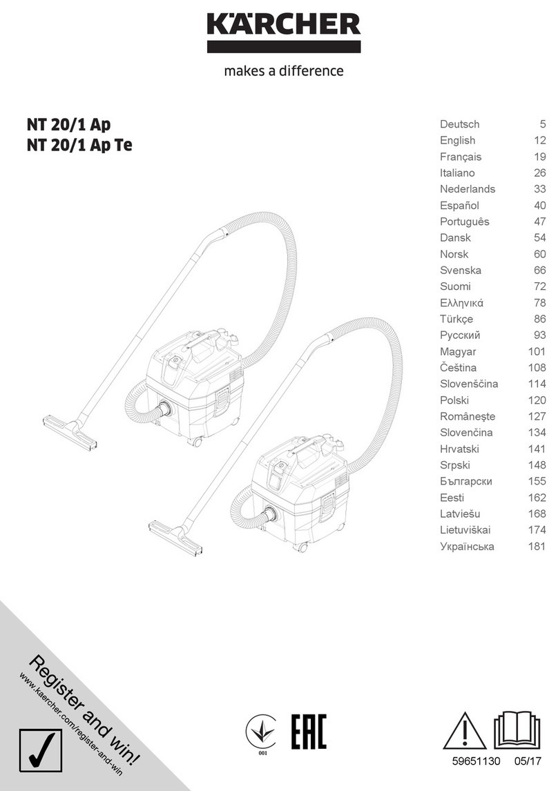 Kärcher NT 20/1 Ap User manual