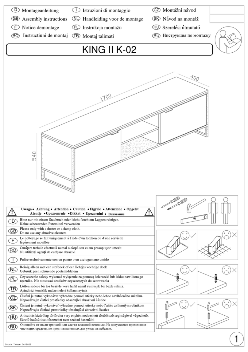agatameble KING II K-02 User manual