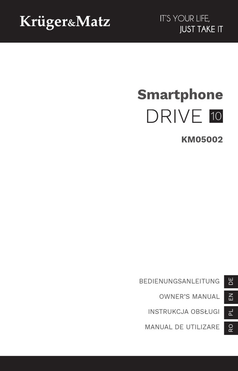 Krüger & Matz DRIVE 10 User manual Krüger & Matz DRIVE 10 User manual