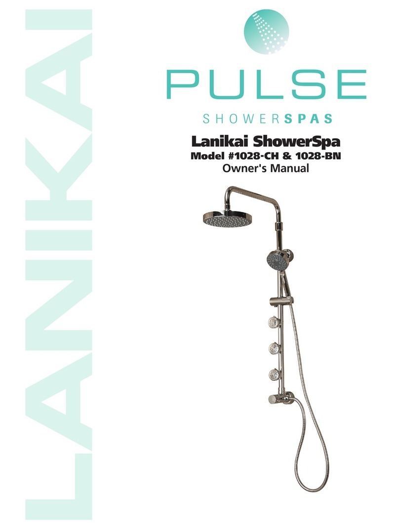 Pulse Shower Spas Lanikai 1028-CH owner's manual
