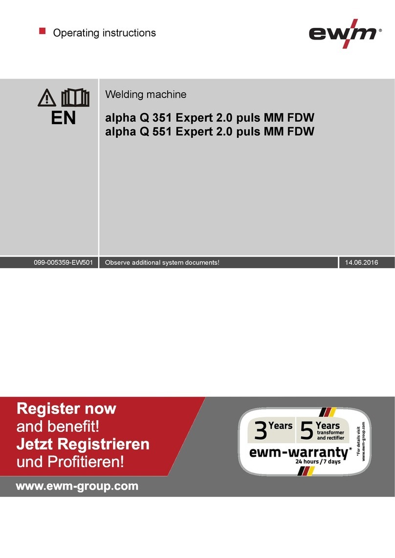 EWM alpha Q 351 Expert 2.0 puls MM FDW User manual