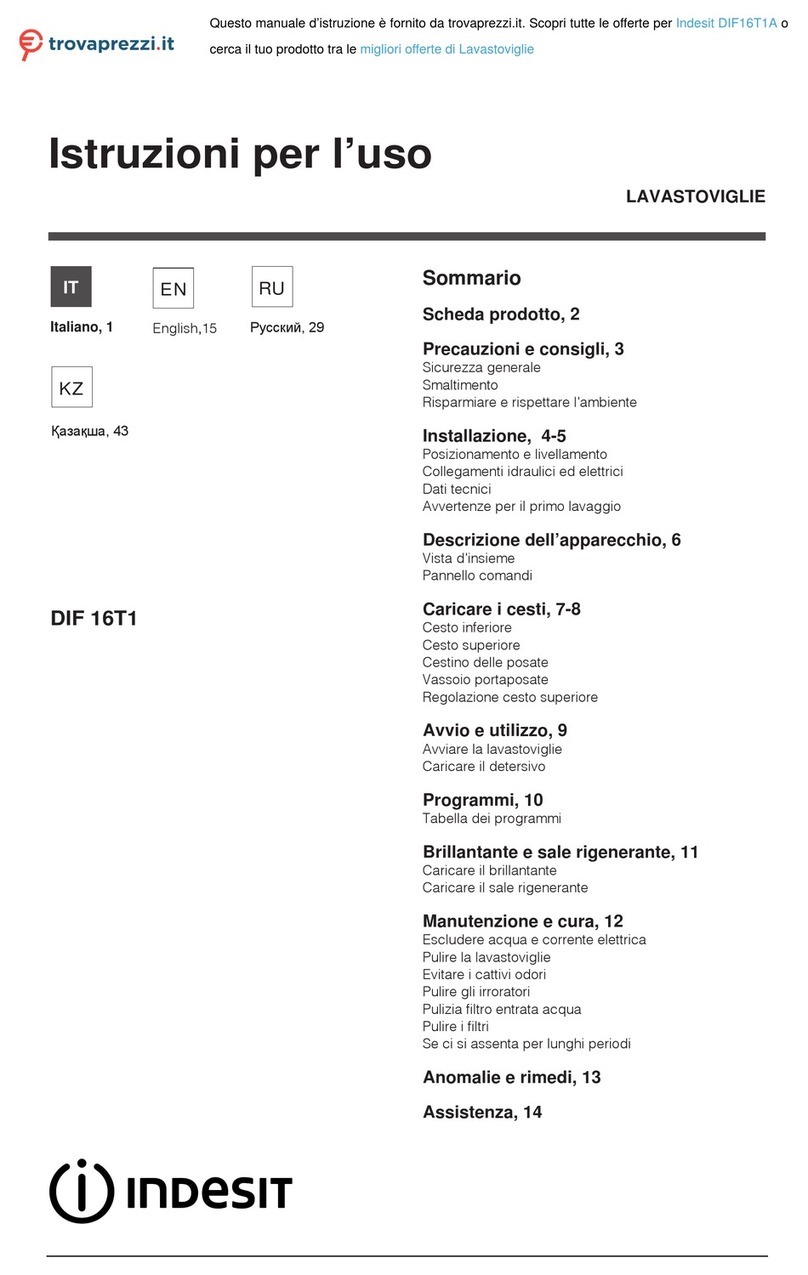 Indesit DIF 16T1A User manual