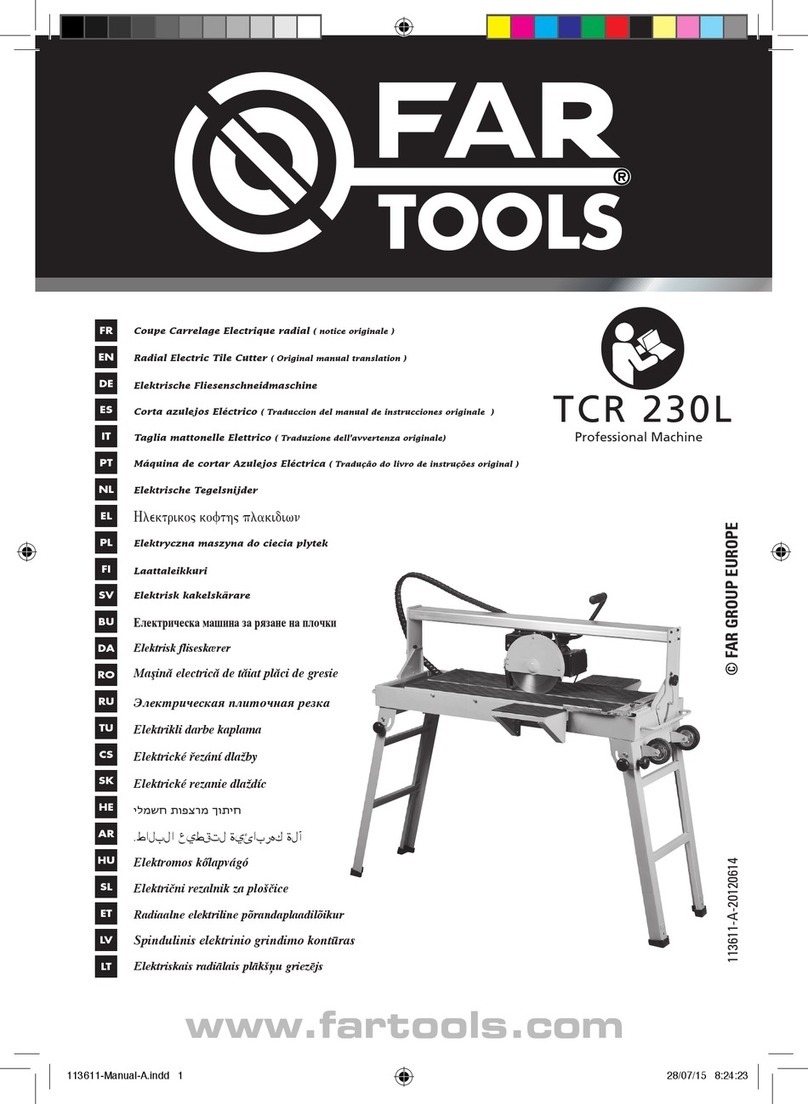 Far Tools TCR 230L Original manual translation