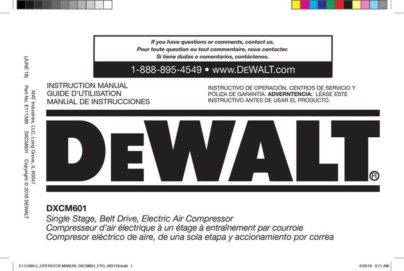 DeWalt DXCM601 User manual
