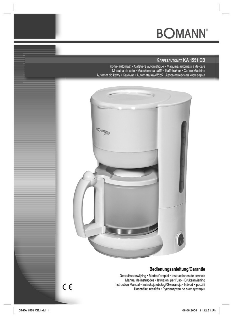 BOMANN KA 1551 CB instruction manual