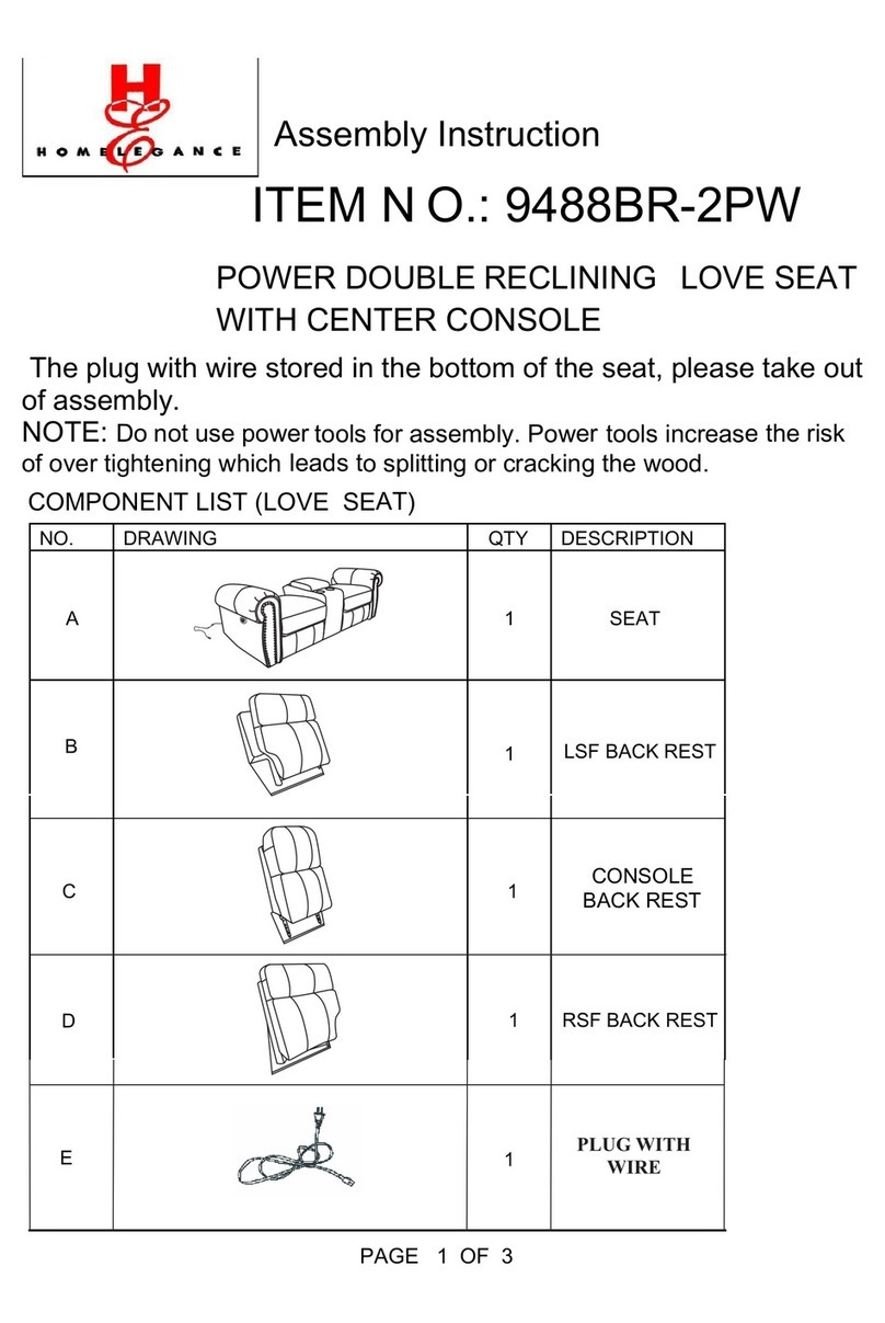 Homelegance 9488BR-2PW Assembly instruction Homelegance 9488BR-2PW Assembly instruction