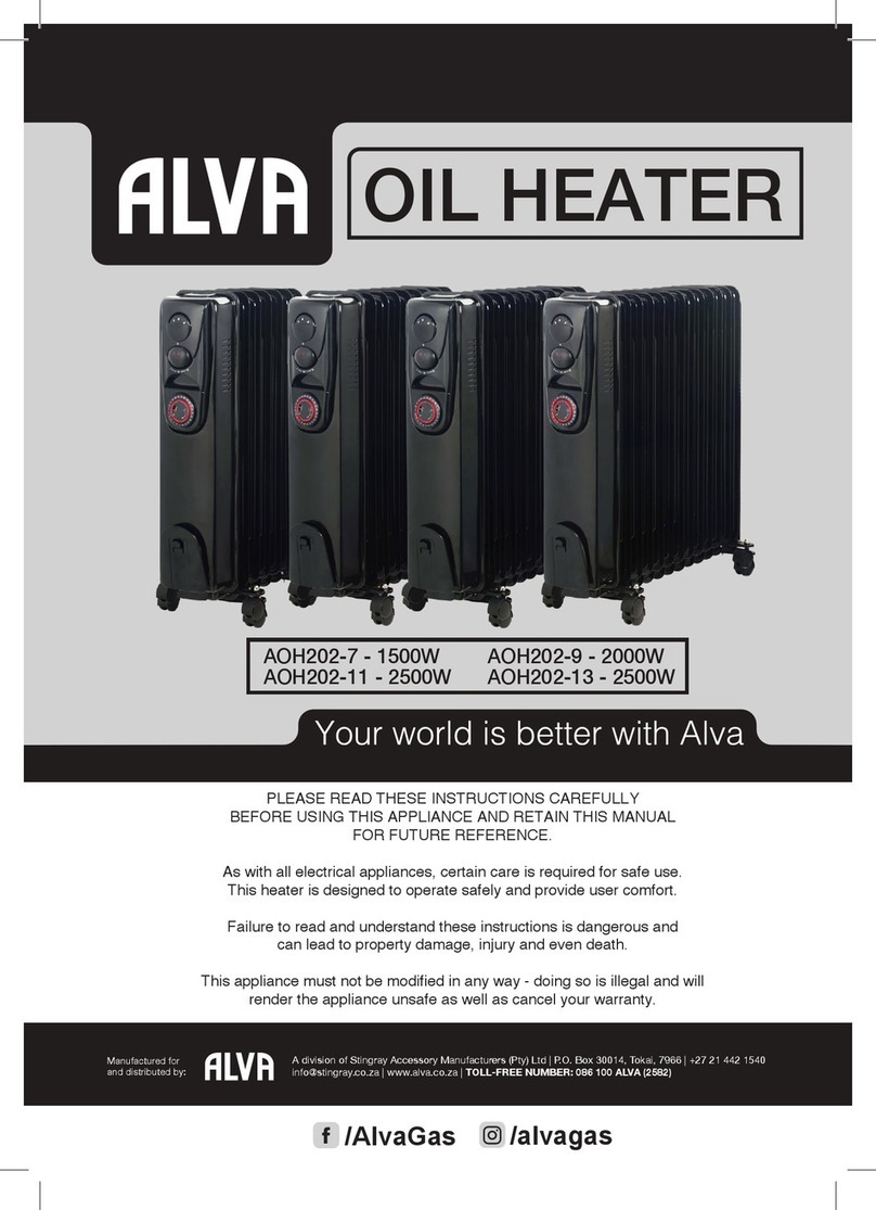 Alva AOH202-7 User manual
