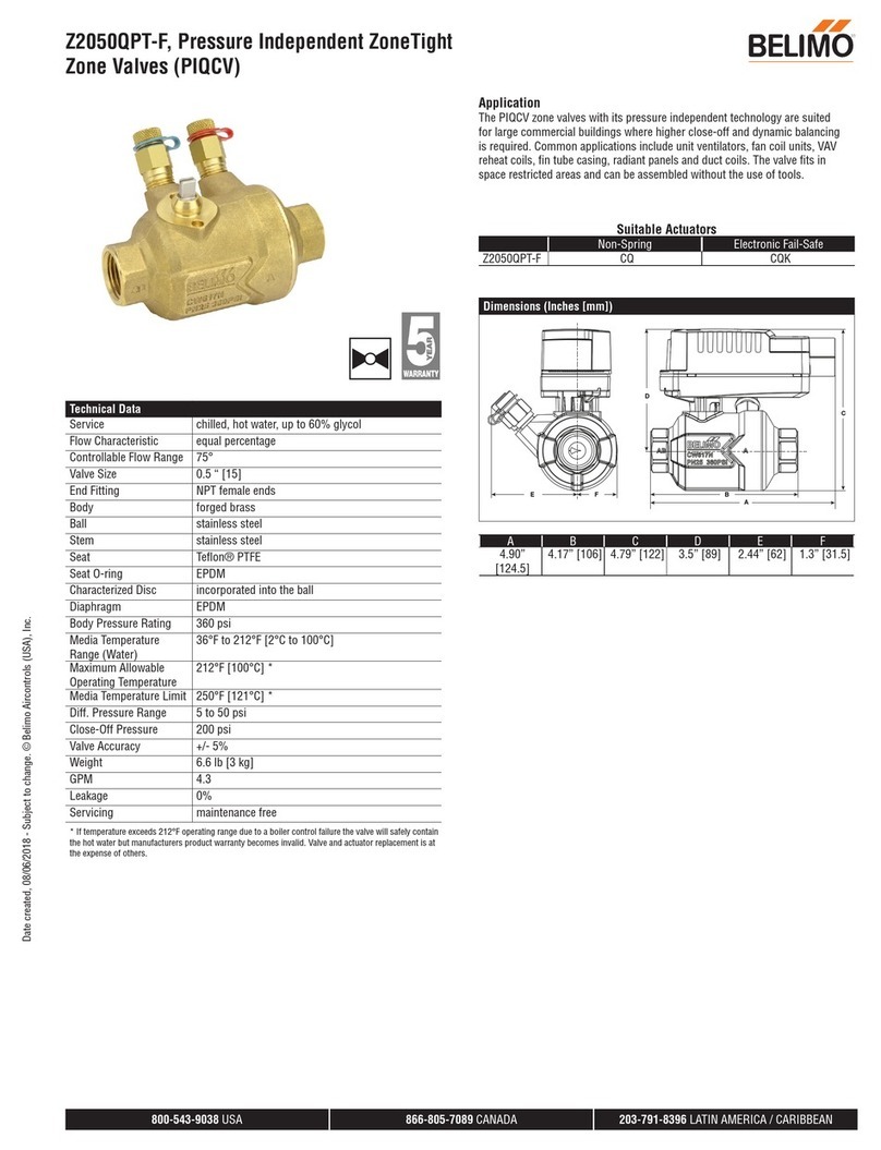 Belimo Z2050QPT-F User manual Belimo Z2050QPT-F User manual