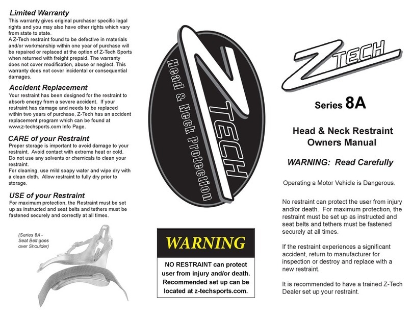 ZTECH 8A Series owner's manual