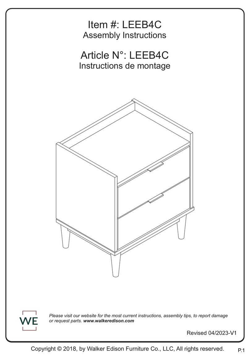 Walker Edison LEEB4C User manual Walker Edison LEEB4C User manual