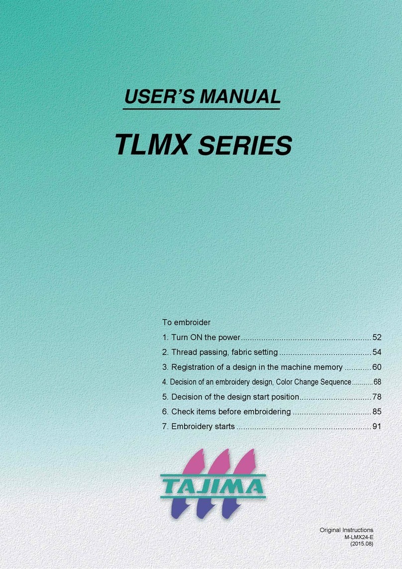 TAJIMA TLMX Series user manual