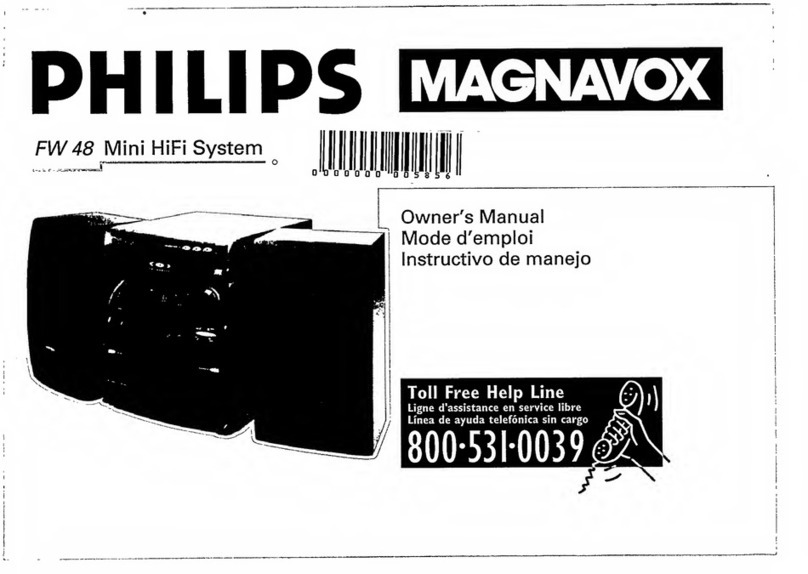 Philips Magnavox FW 48 User manual