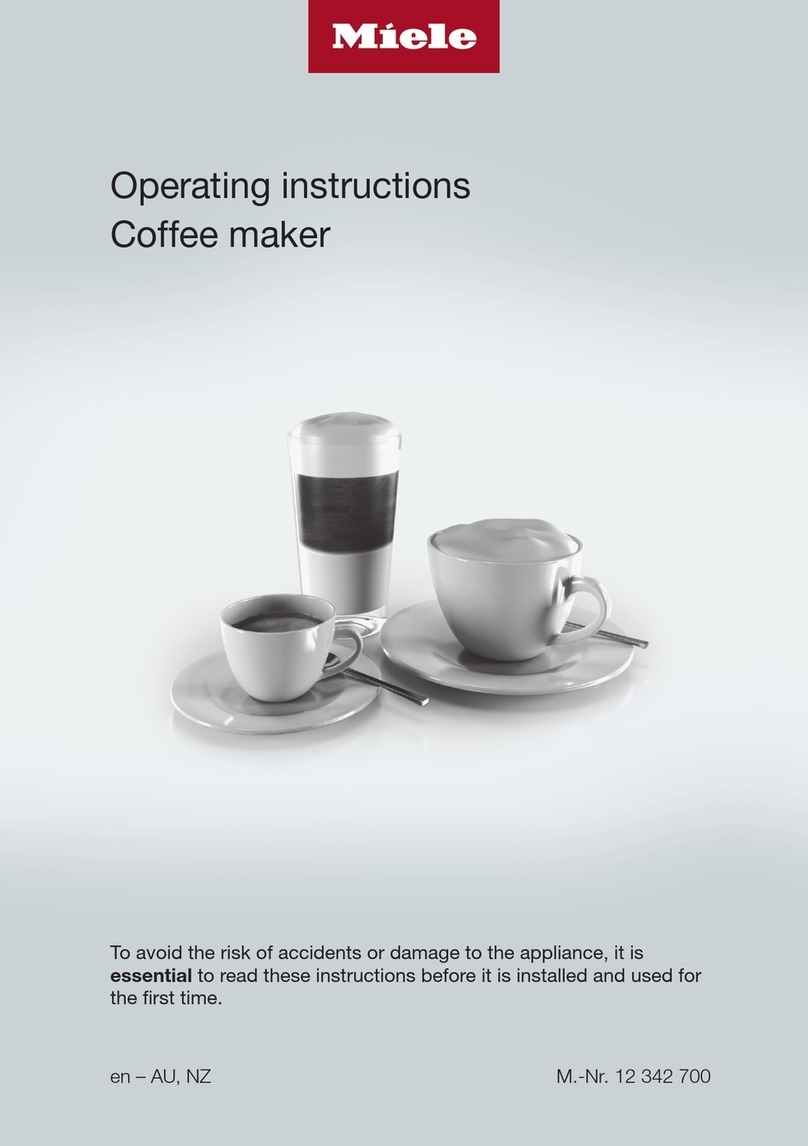 Miele CM 7750 User manual