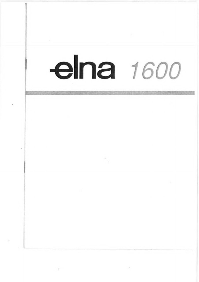 ELNA 1600 User manual
